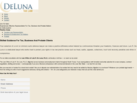LUIS DE LUNA website screenshot