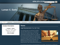 LUMAN EARLE website screenshot