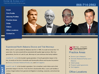 LOUIS LUSK SR website screenshot