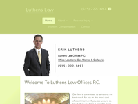 ERIK LUTHENS website screenshot