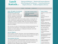 ROBERT LYNCH website screenshot