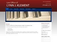 LYNN KLEMENT website screenshot