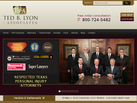 TED LYON website screenshot