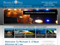 MICHAEL O'NEAL website screenshot
