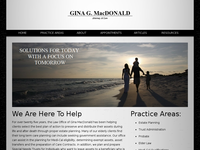 GINA MAC DONALD website screenshot