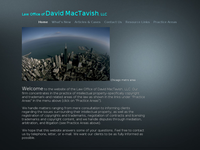 DAVID MAC TAVISH website screenshot