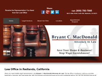 BRYANT MACDONALD website screenshot