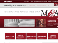 TY MAHAFFEY website screenshot
