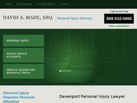 DAVID MAHL website screenshot