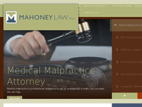 PATRICK MAHONEY website screenshot