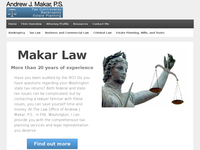ANDREW MAKAR website screenshot