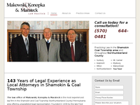VINCENT MAKOWSKI website screenshot