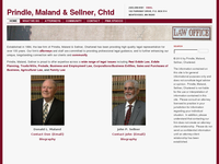 DONALD MALAND website screenshot