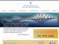 VICTOR MALDONADO website screenshot