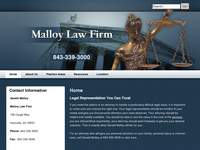 GERALD MALLOY website screenshot