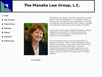 JEAN MANEKE website screenshot