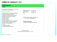 JAMES MANLEY website screenshot