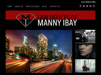 MANNY IBAY website screenshot