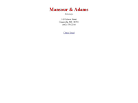 PHILIP MANSOUR JR website screenshot