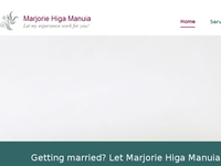 MARJORIE MANUIA website screenshot