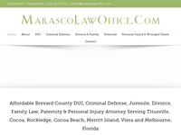 ROBERT MARASCO website screenshot