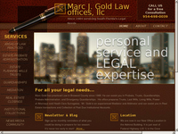 MARC GOLD website screenshot