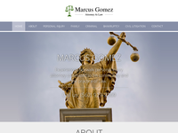 MARCUS GOMEZ website screenshot