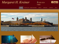 MARGARET KREINER website screenshot