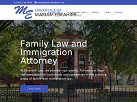 MARIAM EBRAHIMI website screenshot