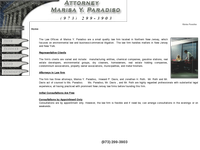MARISA PARADISO website screenshot