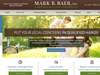 MARK BAER website screenshot