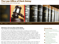 MARK BAKAY website screenshot
