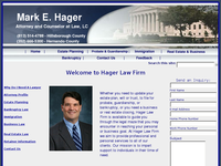 MARK HAGER website screenshot