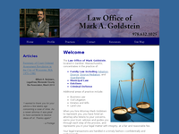 MARK GOLDSTEIN website screenshot