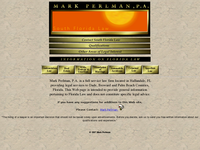 MARK PERLMAN website screenshot