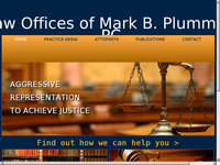 MARK PLUMMER website screenshot