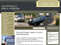 MARK HORRIGAN website screenshot