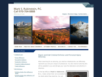 MARK RUBINSTEIN website screenshot