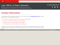 MARK STEVENS website screenshot