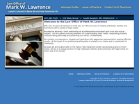 MARK LAWRENCE website screenshot