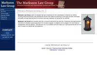 GRANT MARKUSON website screenshot