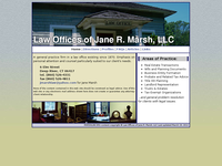 JANE MARSH website screenshot