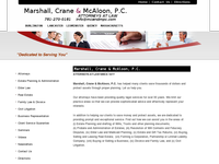 ROBERT MARSHALL website screenshot
