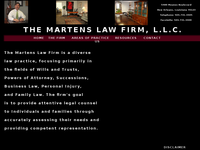 AUGUST MARTENS website screenshot
