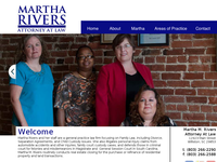 MARTHA RIVERS website screenshot