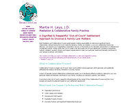 MARTHA LEYS website screenshot