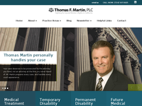 THOMAS MARTIN website screenshot