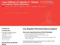 MARTIN WENIZ website screenshot