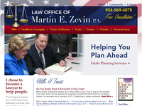 MARTIN ZEVIN website screenshot