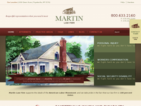 AARON MARTIN website screenshot